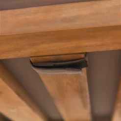 Galia 2pc Square Leg Acacia Wood Chair And Ottoman With Cushions - Brown - Saracina Home 25 Galia 2pc Square Leg Acacia Wood Chair And Ottoman With Cushions - Brown - Saracina Home -Crosley Sales Store GUEST e0498508 3588 42e3 a60d dcaac42702f2