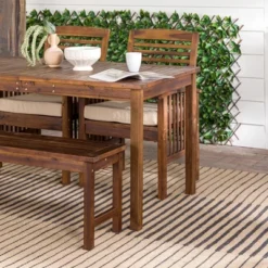 Ravenscroft 4pc Acacia Wood Patio Dining Set - Saracina Home 13 Ravenscroft 4pc Acacia Wood Patio Dining Set - Saracina Home -Crosley Sales Store GUEST e101c323 d528 4c44 add8 ef39ff566203
