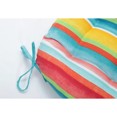 Pillow Perfect 2pc Indoor Outdoor Tufted Seat Cushions Dina 2 Pillow Perfect 2pc Indoor Outdoor Tufted Seat Cushions Dina - Image 2