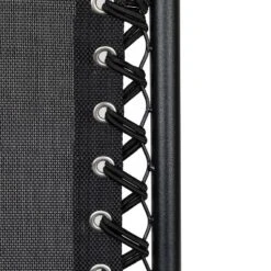 Emma And Oliver 2 Pack Adjustable Mesh Zero Gravity Lounge Chair With Cup Holder Tray - Black -Crosley Sales Store GUEST e83d969e 4fb8 407d bc3e fec2cf8aea4b