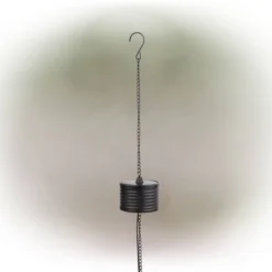 10" Solar Hanging Mesh Glass Lantern Black - Alpine Corporation -Crosley Sales Store GUEST e85349ab 1efb 43ee a8e5 e6918efdcd21