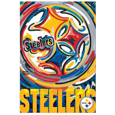 Evergreen NFL Pittsburgh Steelers Garden Suede Flag 12.5 X 18 Inches Indoor Outdoor Decor 1 Evergreen NFL Pittsburgh Steelers Garden Suede Flag 12.5 X 18 Inches Indoor Outdoor Decor