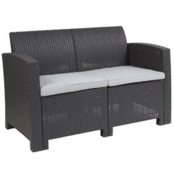 Merrick Lane Outdoor Furniture Resin Loveseat Faux Rattan Wicker Pattern 2-Seat Loveseat With All-Weather Cushions 15 Merrick Lane Outdoor Furniture Resin Loveseat Faux Rattan Wicker Pattern 2-Seat Loveseat With All-Weather Cushions -Crosley Sales Store GUEST e907d9c3 5379 4759 9f43 78ec87c959e9