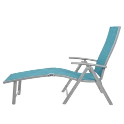 3pc Outdoor Aluminum Folding Adjustable Chaise Lounge Chair And Table Set Blue - Crestlive Products 8 3pc Outdoor Aluminum Folding Adjustable Chaise Lounge Chair And Table Set Blue - Crestlive Products -Crosley Sales Store GUEST ed1c0330 af43 4db2 98bf 7f65fcdc34be