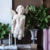 A&B Home Outdoor Decor Garden Angel Bust - Antique White
