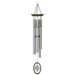 Woodstock Wind Chimes Signature Collection, Wind Fantasy Chime, 24'' Silver Wind Chime -Crosley Sales Store GUEST ee31d3a8 c510 4708 8c39 ae39bf92b59f
