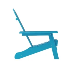 Emma And Oliver Set Of 4 Adirondack Chairs With Cup Holders, Weather Resistant HDPE Adirondack Chairs -Crosley Sales Store GUEST eea97410 1d63 44db a825 489bca9ca598