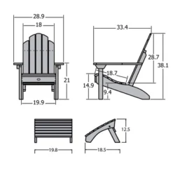 Westport 2pc Folding Adirondack Chair With Ottoman - Highwood 16 Westport 2pc Folding Adirondack Chair With Ottoman - Highwood -Crosley Sales Store GUEST efc5c740 9fcf 4524 8126 9a3b496fe9e7