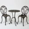 Thomas 3pc Cast Aluminum Patio Bistro Set - Dark Gold - Christopher Knight Home