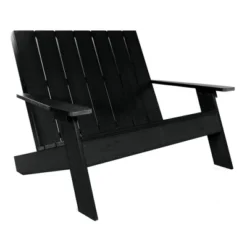 Italica 4pc Outdoor Set With Modern Adirondack Chairs, Double Wide Adirondack Chairs & Table - Highwood -Crosley Sales Store GUEST f0f9b4b7 9526 4fc9 a994 a6675eb36c0c
