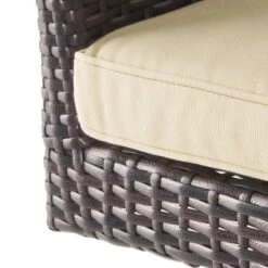 Braxton Wicker Swivel Patio Bar Stool With Cushion - Multi-Brown - Christopher Knight Home -Crosley Sales Store GUEST f2a404d2 f169 4a74 ac5d 8964c2ec6a73