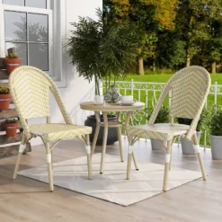 3pc Arna Patio Chair Set With Side Table - MiBasics -Crosley Sales Store GUEST f3357666 e7b8 43da 9ce4 d9cedd58e0dc