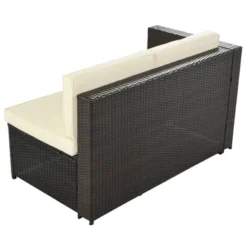 9pc Wicker Patio Sectional Seating Set With Cushions - Beige - GODEER -Crosley Sales Store GUEST f3d3ddbb 038f 4c63 a64e c50c23d8b8b1