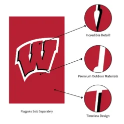 Evergreen Applique Flag, Reg, University Of Wisconsin-Madison 9 Evergreen Applique Flag, Reg, University Of Wisconsin-Madison -Crosley Sales Store GUEST f4ffc8d2 20c8 4ebc b001 689353bb9eb1
