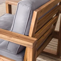 Galia 2pc Square Leg Acacia Wood Chair And Ottoman With Cushions - Brown - Saracina Home 27 Galia 2pc Square Leg Acacia Wood Chair And Ottoman With Cushions - Brown - Saracina Home -Crosley Sales Store GUEST f6f6e547 6294 449d 85a4 fb0c84615d8a