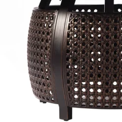 5pc Outdoor Fire Table Set With Weave 44" Round Fire Table, 4 Deep Seating Swivel Rocking Chairs & Table Fabric Covers - Oakland Living -Crosley Sales Store GUEST f79d456b 8f03 4dfe a34b 7d6dc3cb2f63