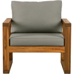 Galia 2pc Square Leg Acacia Wood Chair And Ottoman With Cushions - Brown - Saracina Home 28 Galia 2pc Square Leg Acacia Wood Chair And Ottoman With Cushions - Brown - Saracina Home -Crosley Sales Store GUEST f862c995 9ccc 4778 bd23 a9d1f46b9f67