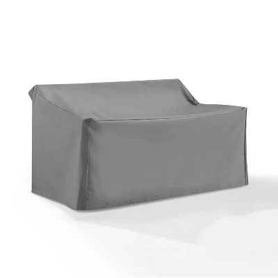 Outdoor Loveseat Furniture Cover - Gray - Crosley 1 Outdoor Loveseat Furniture Cover - Gray - Crosley