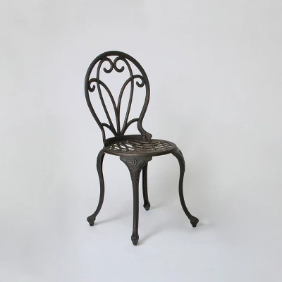 Thomas 3pc Cast Aluminum Patio Bistro Set - Dark Gold - Christopher Knight Home 3 Thomas 3pc Cast Aluminum Patio Bistro Set - Dark Gold - Christopher Knight Home - Image 3