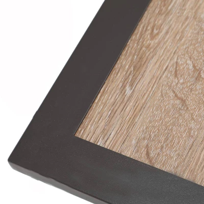 37"x37" Square Patio Dining Table With Umbrella Hole - Captiva Designs 2 37"x37" Square Patio Dining Table With Umbrella Hole - Captiva Designs - Image 2