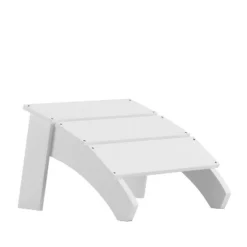 Merrick Lane Modern All-Weather Poly Resin Wood Adirondack Ottoman Foot Rest -Crosley Sales Store GUEST fd95f304 6259 474e ba30 69ff61890de1
