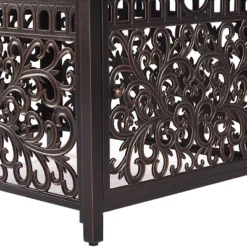 5pc Set With 48" Rectangular Outdoor Aluminum Fire Table & Four Swivel Rocking Chairs & Wind Blocker Lid - Oakland Living 18 5pc Set With 48" Rectangular Outdoor Aluminum Fire Table & Four Swivel Rocking Chairs & Wind Blocker Lid - Oakland Living -Crosley Sales Store GUEST fe6bf3d4 ec6a 43e8 9000 8aa3a927b2c1