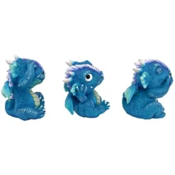 Design Toscano See, Hear, Speak No Evil Blue Meanie Baby Dragon Statues -Crosley Sales Store GUEST ffb381f0 bb4e 4806 bf74 e9d9abfb4d37